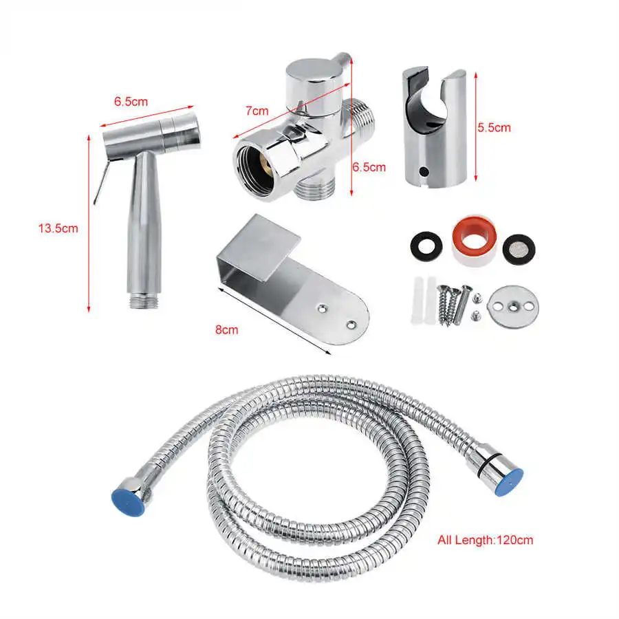1 шт. из нержавеющей стали Туалет ручной биде спрей латунный распылитель набор