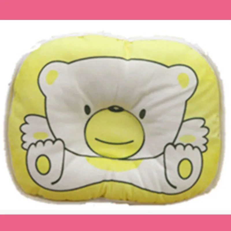 

2020 New Baby Products Newborn Safety Small Pillow Bear Cartoon Colorful Rollover kids Head Shaping Pillow