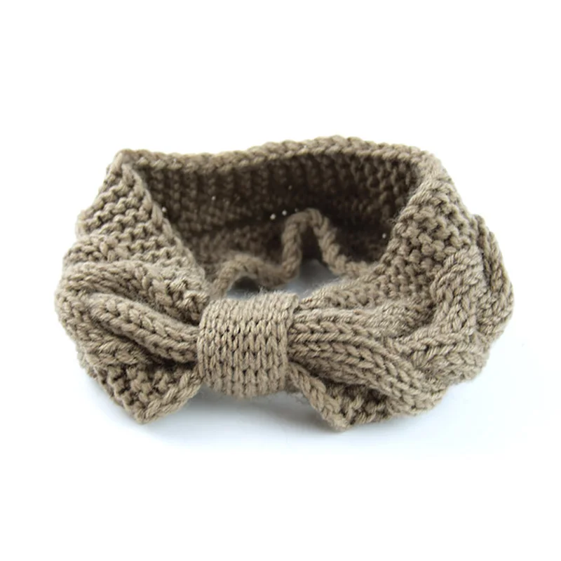 Новинка модная теплая повязка для волос с бантом Спортивная Повязка на голову