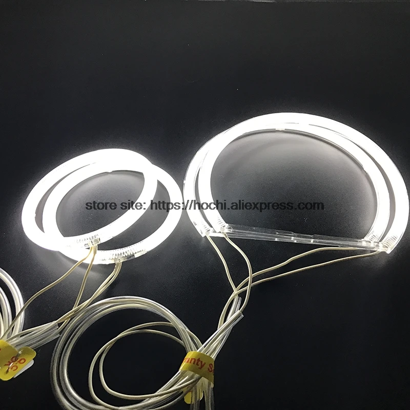 HochiTech белый 6000K CCFL головной светильник Halo Angel Demon Eyes Kit ангельские глазки для BMW 3
