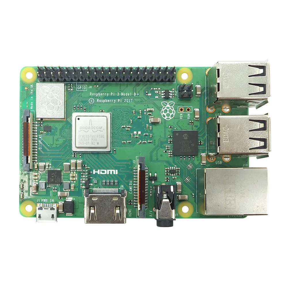 Игровой Комплект Raspberry Pi 3 Model B Plus с USB-геймпадом блоком питания джойстика + SD-карта