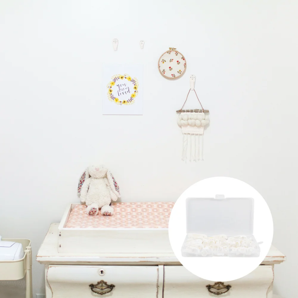 

42pcs Wedding Photo Frame Seamless Hooks Professional Hanging Nails Supply