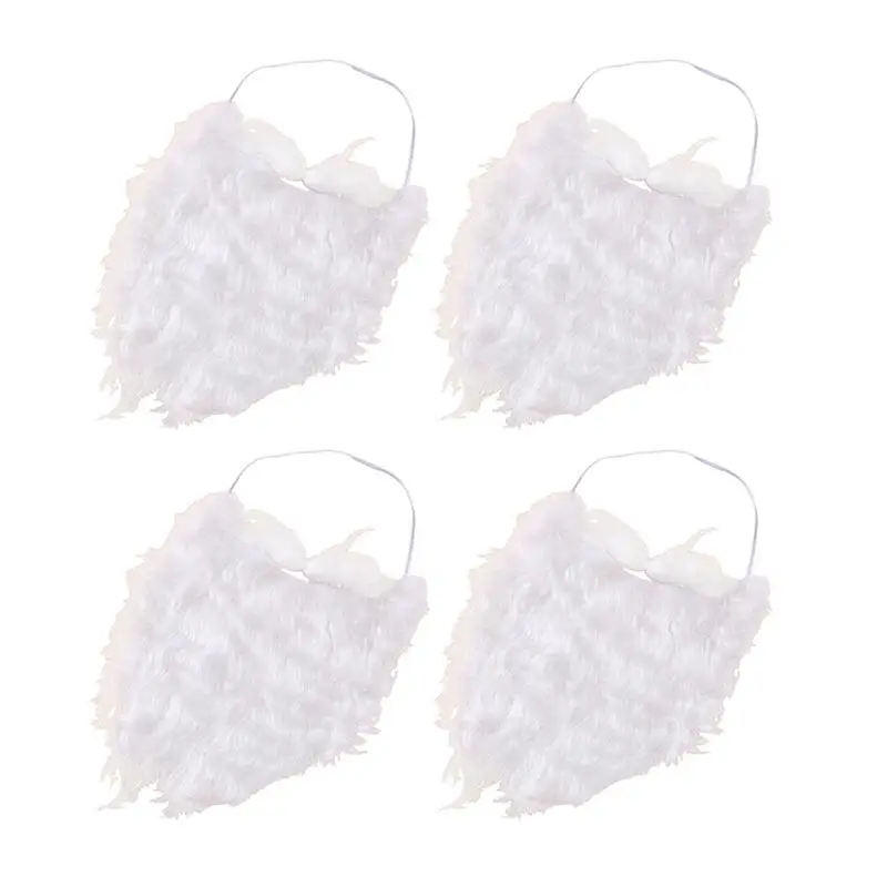 4 шт. забавные поддельные усы деда мороза для Хэллоуина Рождества карнавальный