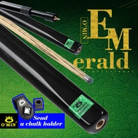 new omin emerald 34 snooker cue 10mm tip hand inlaid nameplate with extension billiards stick kit black 8 power transmission