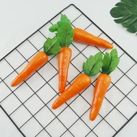 5pcs high imitation fake artificial carrot vegetableplastic fake simulated artificial carrot model