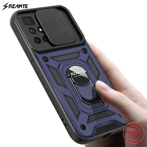 Rzants For Xiaomi POCO M4 Pro 5G Case Shockproof 360 Rotation Ring Holder Hard Casing Lens Protection Military Cover