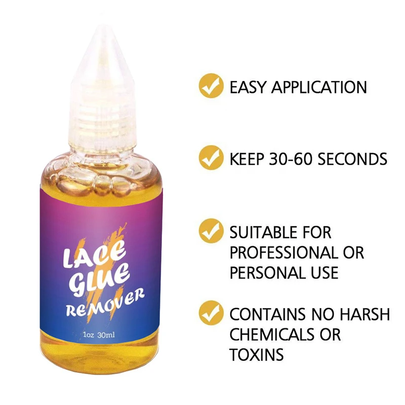 

Wig Bond Remover For Lace Wigs Hair Extension Toupees 1 Oz M88