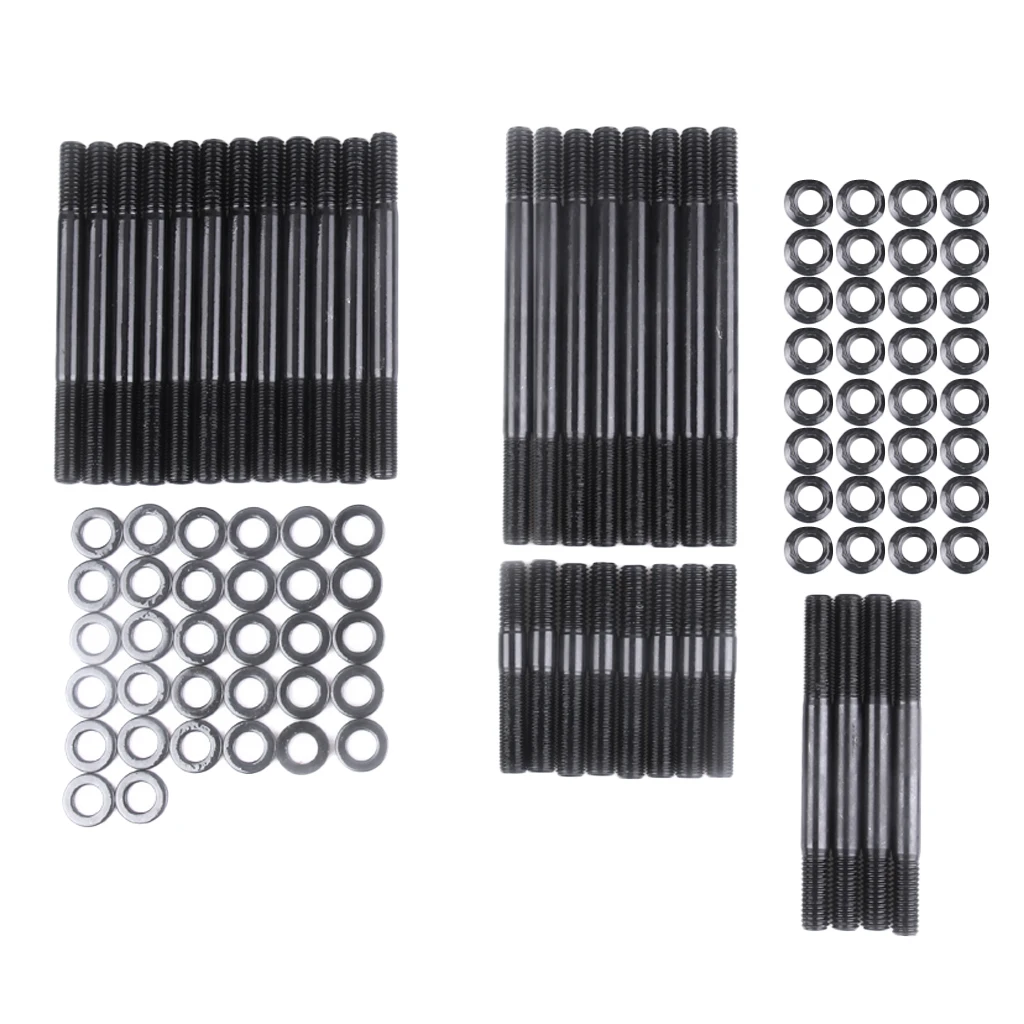 Набор шпилек с алюминиевой головкой MagiDeal для Chevy BBC 75|Корпус цилиндра и запчасти| |