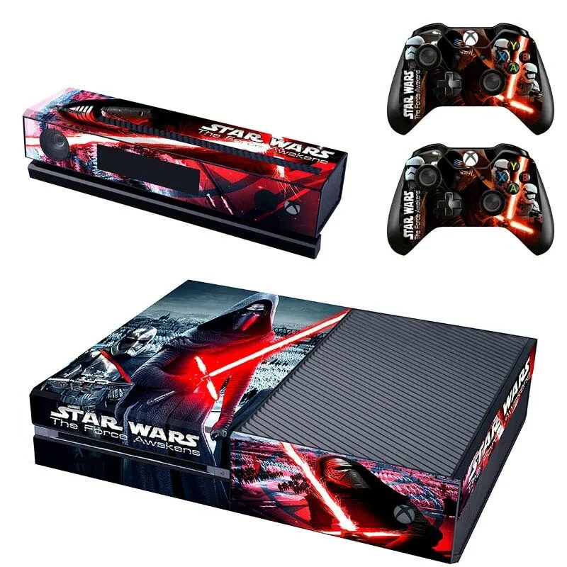 Star Wars: The Force Awakens sticker s для xbox one кожная наклейка Pegatinas консоль Kinect два контроллера