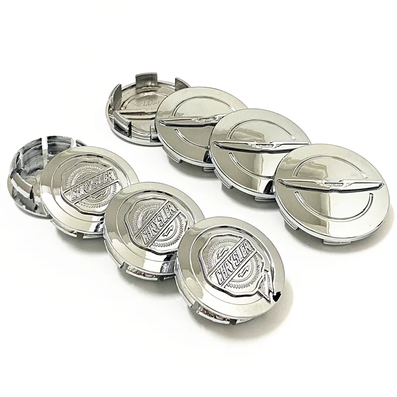 4 шт. серебристые хромированные аксессуары для стайлинга автомобилей