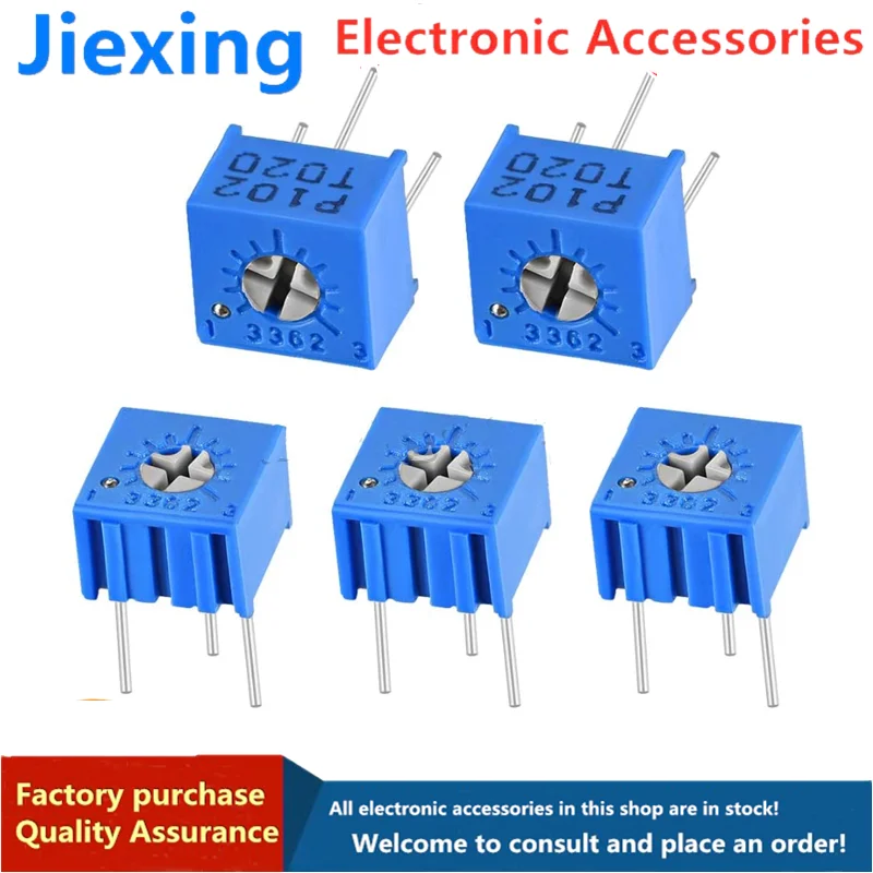 

10 шт., сопротивление серии 3362P 101 201 501 102 202 502 103 триммерный потенциометр Trimpo 3362 500R 1K 2K 5K 10K 20K 50K 100K