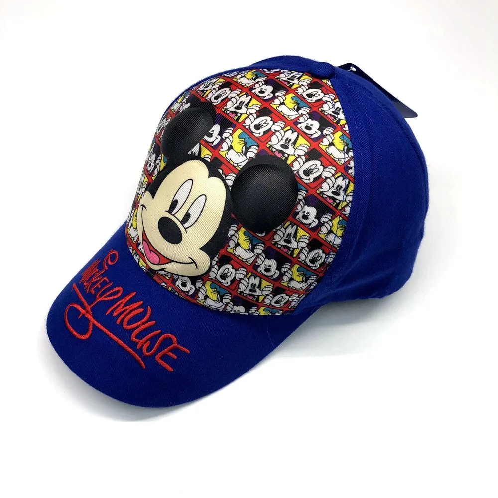 3D уши Микки детская Солнцезащитная Шляпка женская Snapback летняя кепка-бейсболка