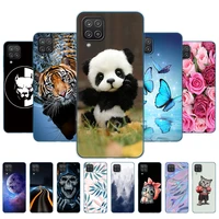 for samsung a12 case soft silicon tpu back phone cover for samsung galaxy a12 galaxya12 a 12 sm a125f a125 bumper 6 5inch panda