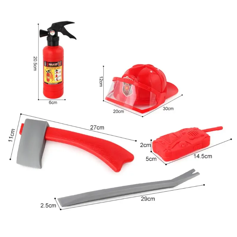 Детский шлем пожарного Портативный Огнетушитель аксессуары для инструментов