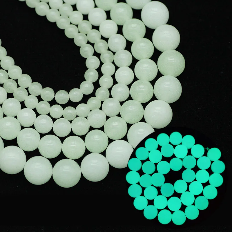 Световой малахитовый зеленый круглый Натуральный камень светится в темноте