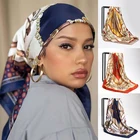 Прямая поставка с фабрики, новинка, модный роскошный хлопковый мусульманский шелковый шарф, оптовая продажа, монохромные женские нижние шапочки, хиджаб