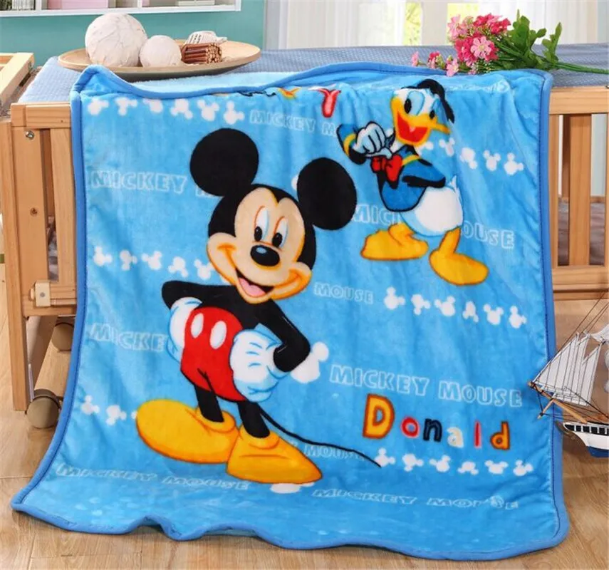 Плюшевое одеяло Disney Холодное сердце Эльза Анна принцесса машинки Микки Мауса