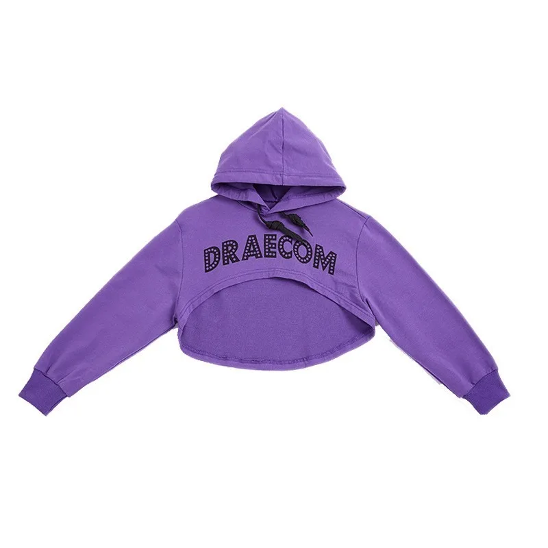 Комплект летней одежды для девочек с длинными рукавами костюмы джазовых танцев