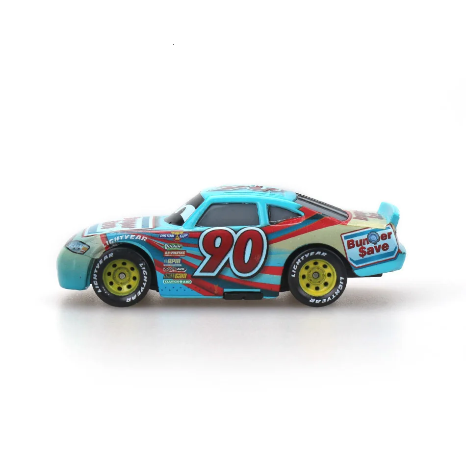 Disney Pixar Cars 2 3 Lightning 40 стиль Mcqueen Mater Jackson Storm Ramirez 1:55 литой автомобиль металлический сплав мальчик детские игрушки подарок