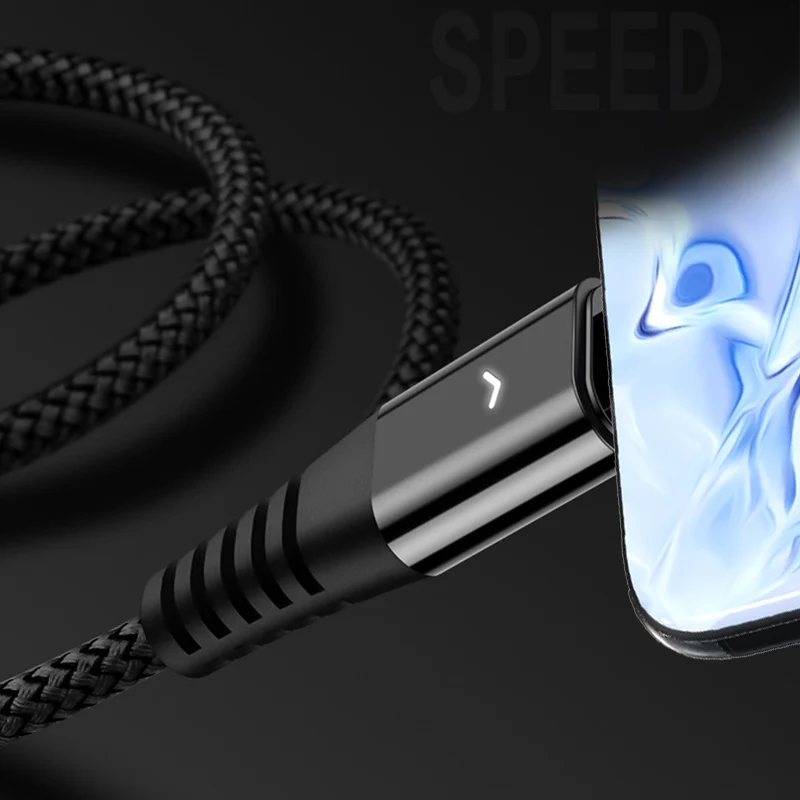 ! Кабель USB ACCEZZ 8 Pin для iphone 11 12 XS XR X 7 6 6S iPad Air 1 2 короткий зарядный кабель|Кабели
