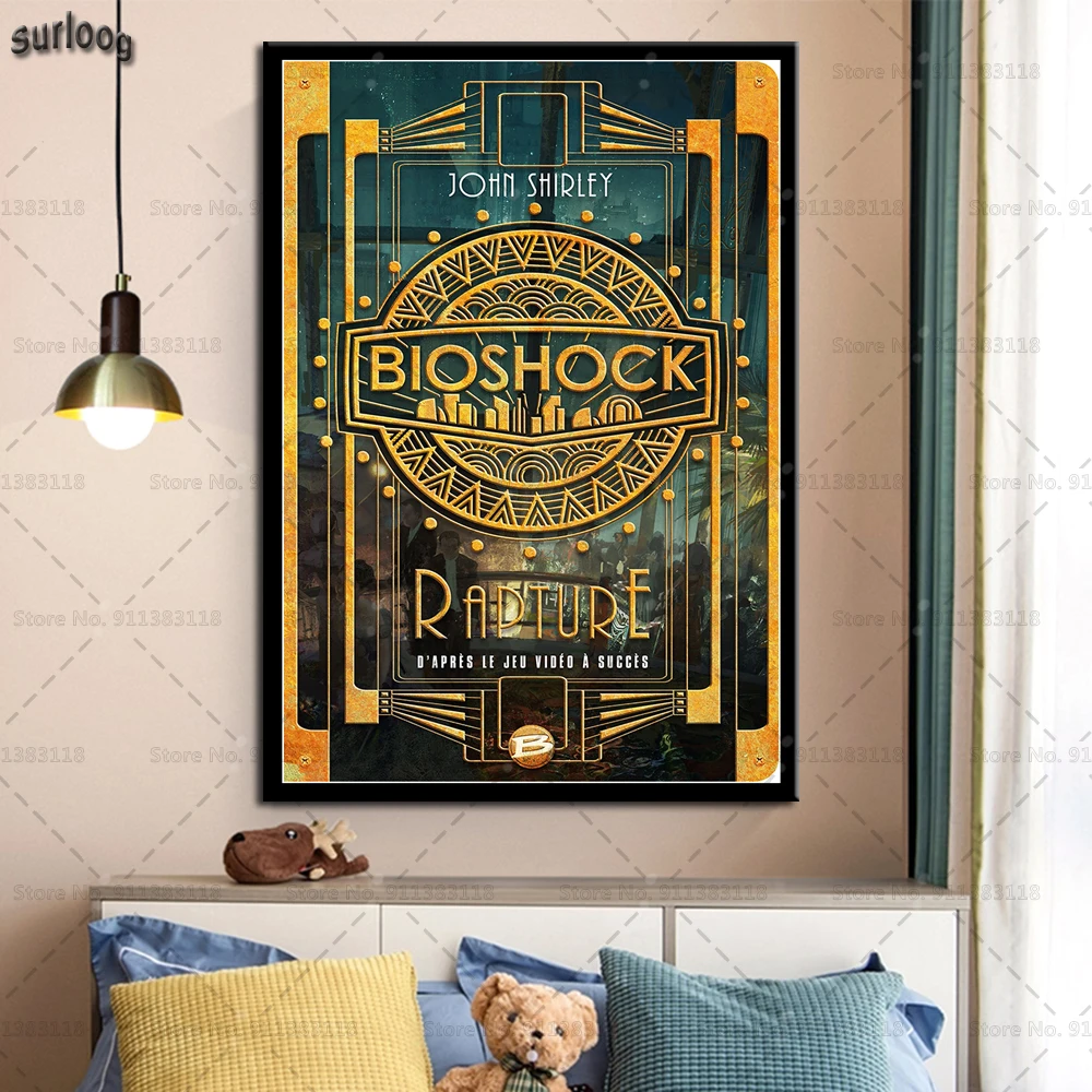 Bioshock Rapture видеоигра горячая фотография стены художественные плакаты Картина на