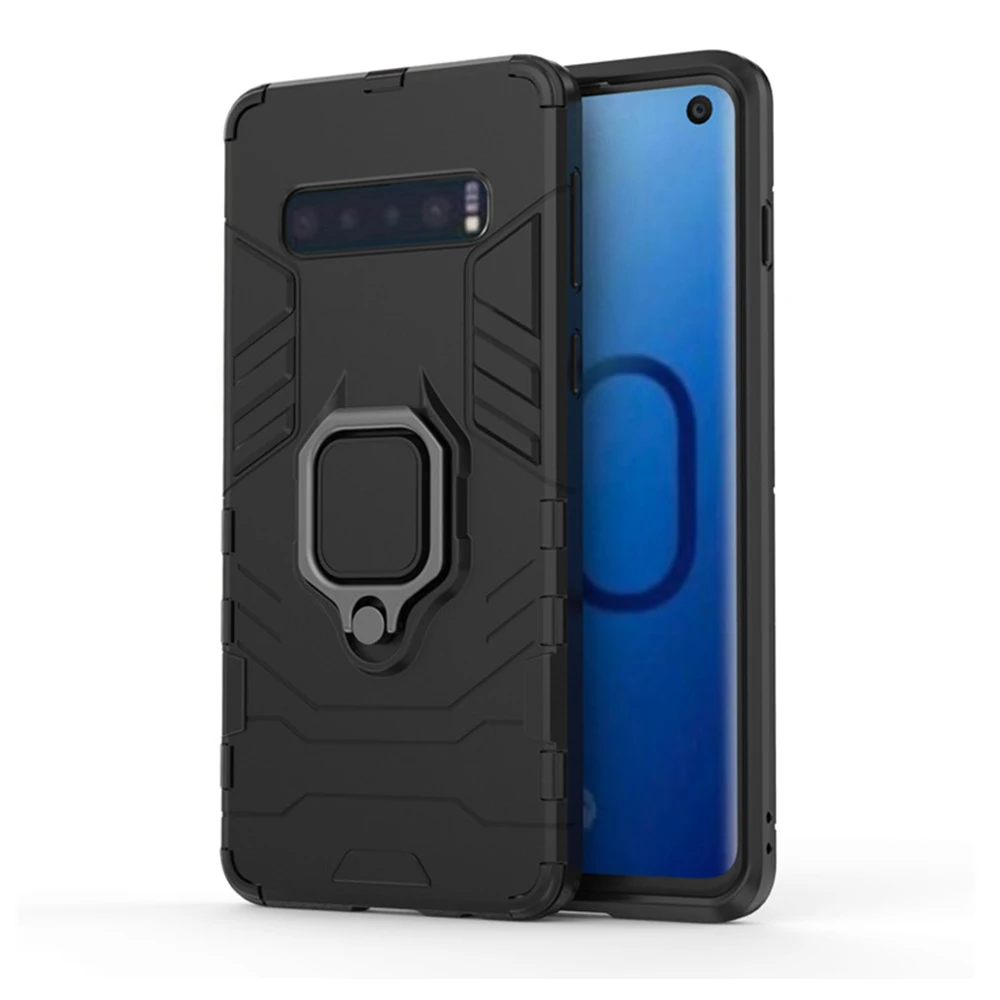 

Official Thick Anti-fall Shockproof Cell Phone Case For Samsung S 8 9 10 Plus A 51 71 Luxury Fully Protected Matte Back Cover