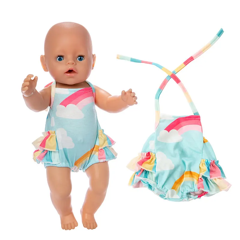 Прекрасный Костюм Куклы подходит для 43 см кукла 17 дюймов Reborn кукла аксессуары - Цвет: 09