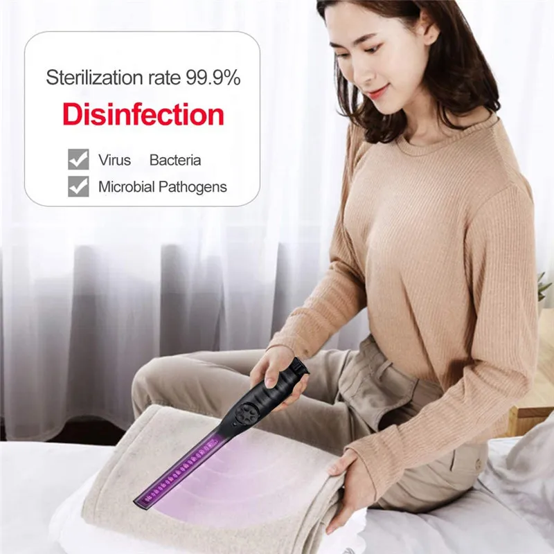 UV светильник стерилизатор с зарядка через USB и светодиодный Электрический