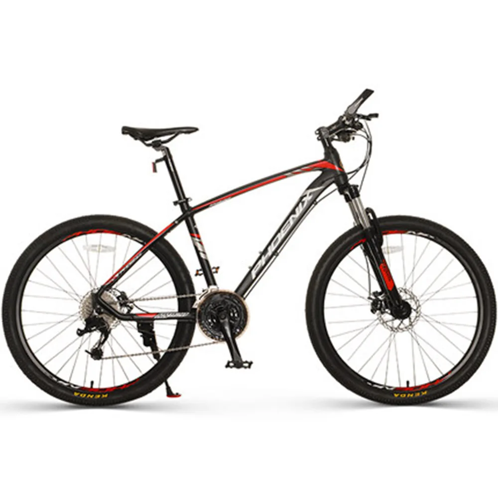 

27,5 дюймовый 27-скоростной горный велосипед, рама из алюминиевого сплава, ударопрочный дисковый тормоз, велосипед для взрослых