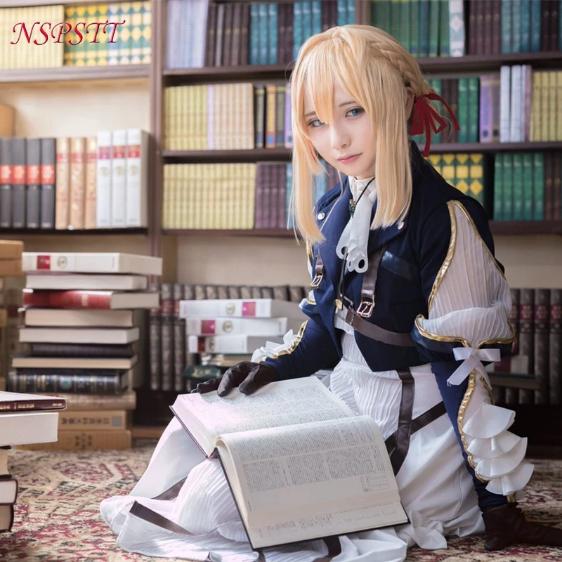 ROLECOS Violet Evergarden костюм для косплея аниме косплей фиолетовый женщин на Хэллоуин