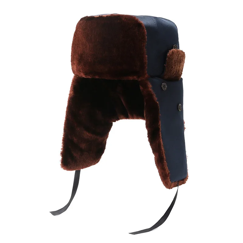 

Kagenmo Warm Hat Winter Windproof Lock Warm Long Style Ear Hat Outdoor Driver Windproof Hat Thick Fur Fashion