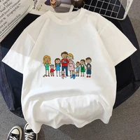 2021 harajuku print t shirt women fashion one family tshirt harajuku tops tee womens summer slim fit
