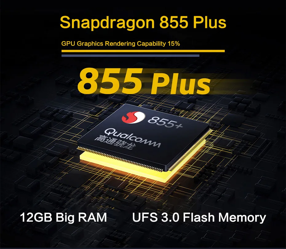 Vivo iQOO Pro смартфон Snapdragon855 Plus 4500 мАч 44 Вт 6,4" экран 48MP камера 12 Гб 128 Гб мобильный телефон