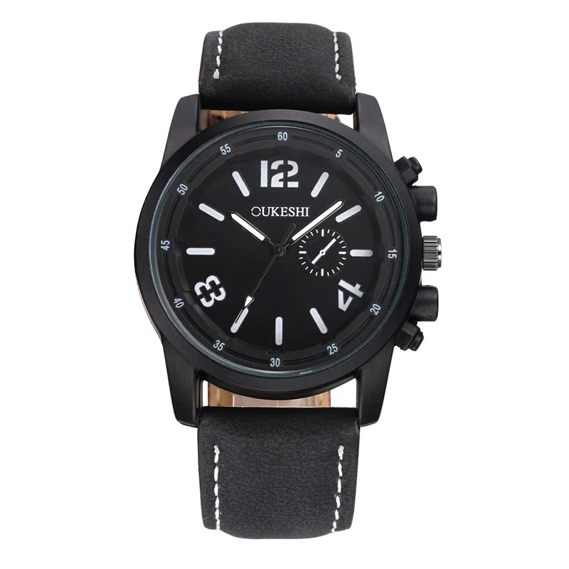 Роскошные мужские часы новинка 2019 Ультратонкие из джинсовой кожи спортивные