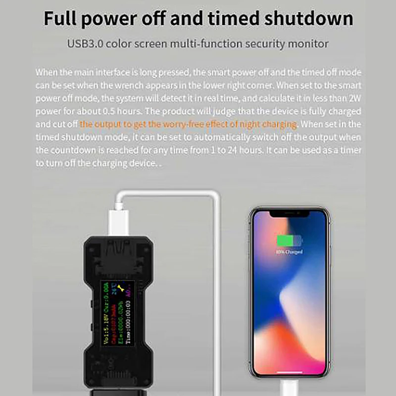 

FNB18 32V 160W USB3.0 USB Тестер DC Цифровой вольтметр Амперметр