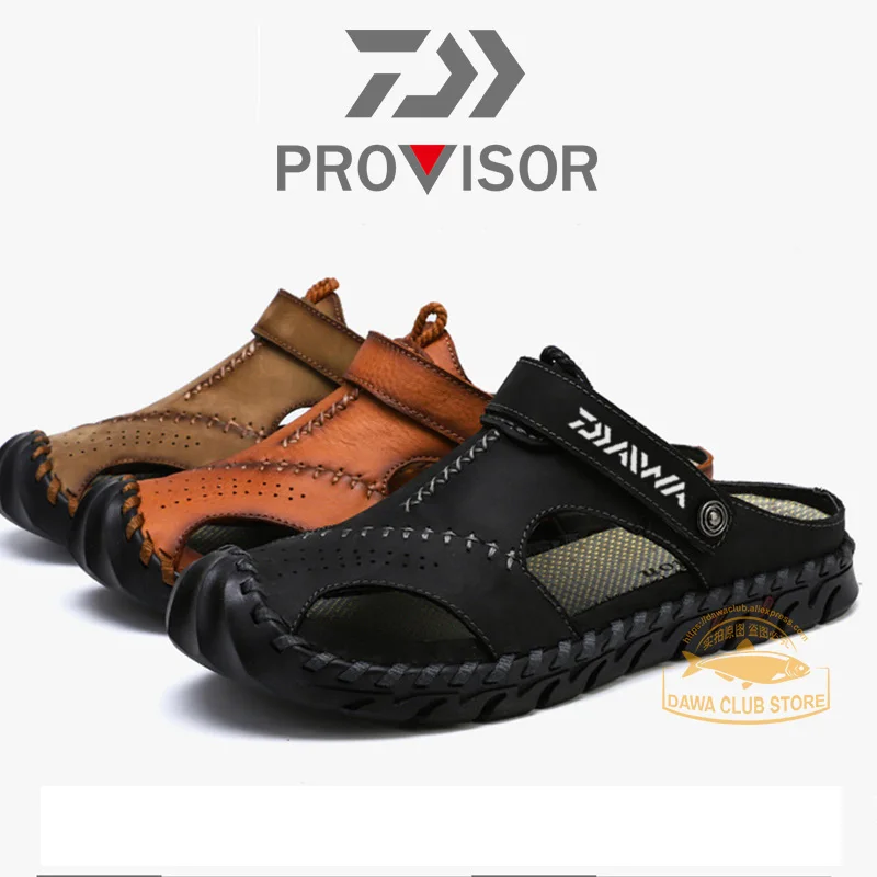 

2020 DAIWA Fishing Shoes Sandals Non-slip Men's Slippers Outdoor Breathable Beach Shoes Slippers Wear-resisting Fishing Sandals