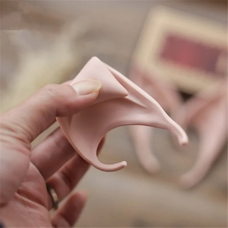 

2pcs Halloween Elf Ears Latex Fake Ears Halloween Party Costume Props Elf Fairy Tale Cosplay Accessories Two Specifications M/L