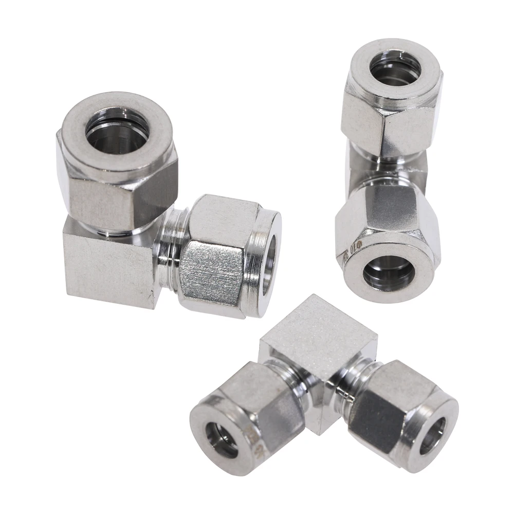 Фитинги для труб из нержавеющей стали 304 два наконечника O.D 3 4 6 8 10 12 1/8 &quot1/4&quot 3/8