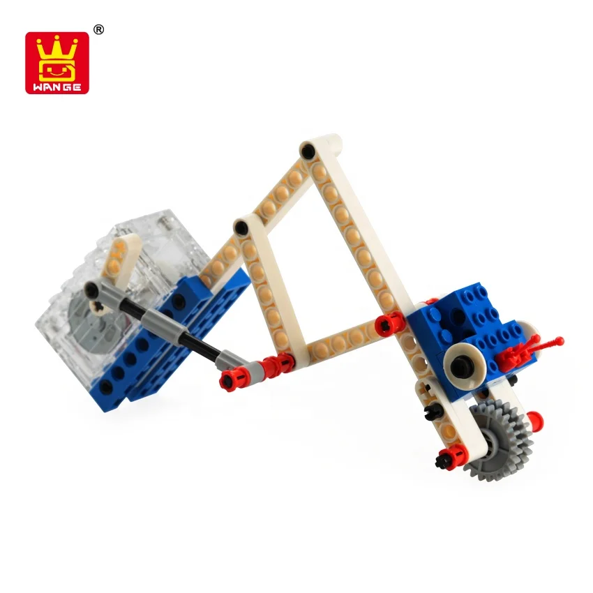 STEM игрушка Механическая Шестерня технические строительные блоки 4 в 1