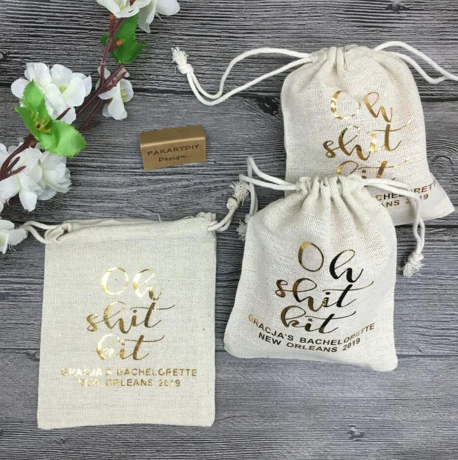 Набор для выживания на заказ блестящие свадебные мусульманские подарочные сумки