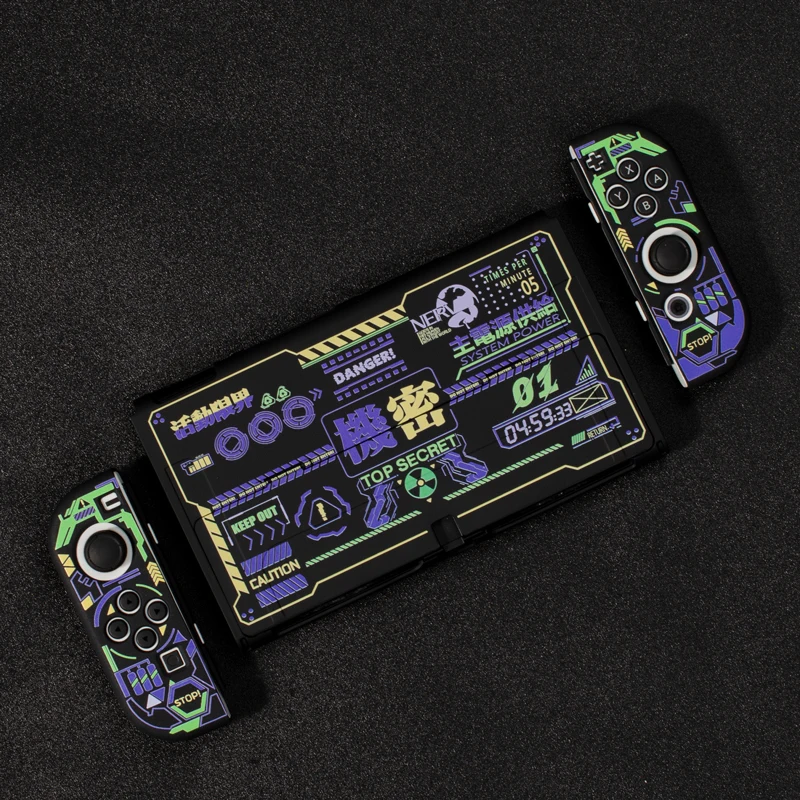 

EVA Machine Switch OLED Protective Case PC Hard Cover Shell JoyCon Controller Games Housing For Nintendo Switch OLED Accessories