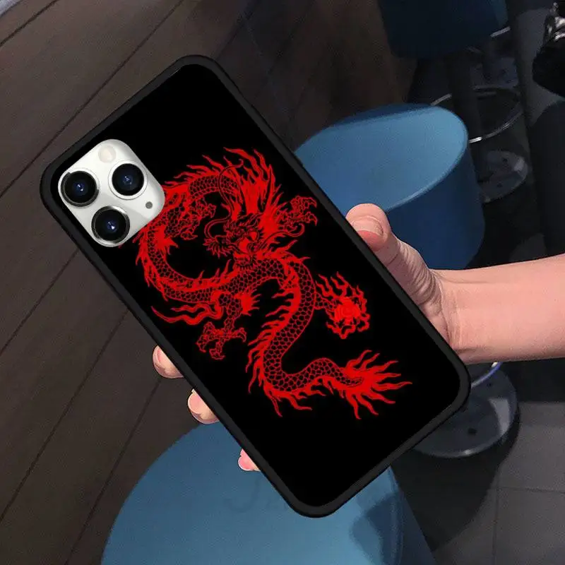

Dragon art pattern Fashion Phone Case for iPhone 11 12 pro XS MAX 8 7 6 6S Plus X 5S SE 2020 XR Soft silicone Funda