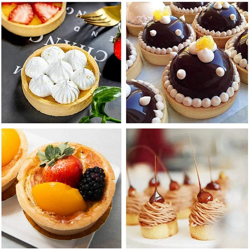 Акция! 5 Pcs Круглый пористый пирог дна кольца башня Торт Пресс-формы для выпечки