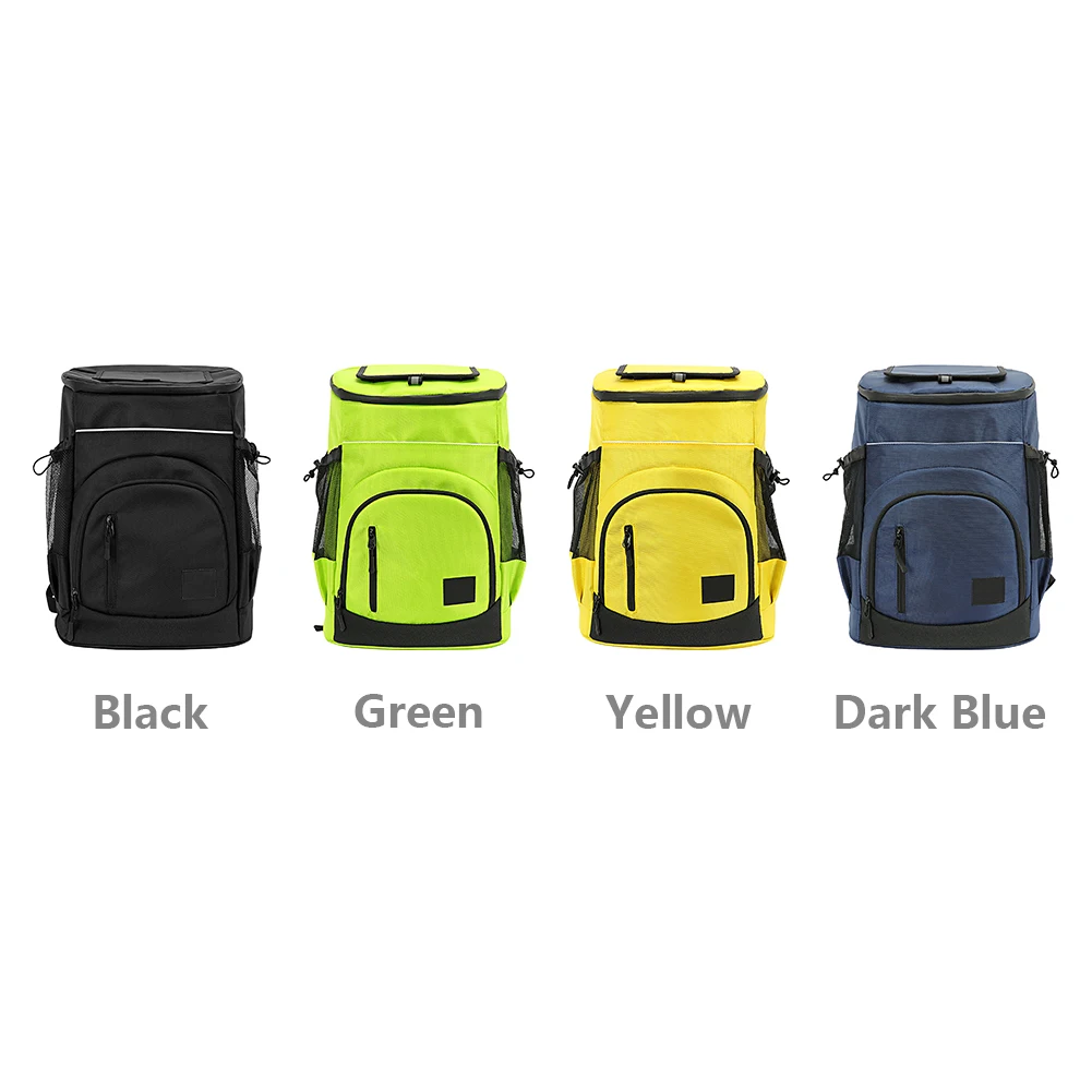 30l durable camping outdoor picnic waterproof leakproof lightweight hiking beach with mesh bag cooler backpack wear resistant free global shipping