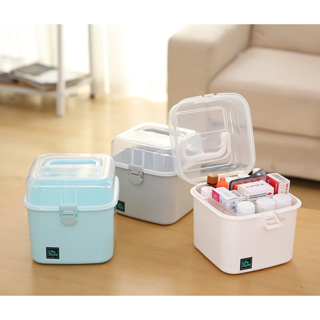 Аптечка Бытовая коробка для хранения аптечка многоцелевой портативный ящик