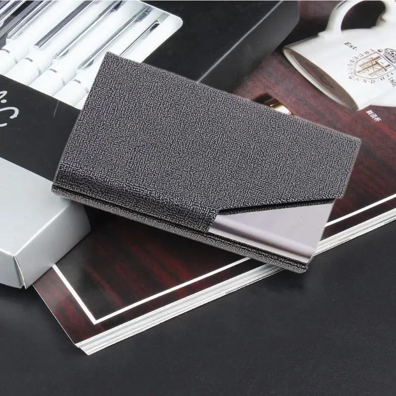 

Professional metal business card case, portable business card holder.
