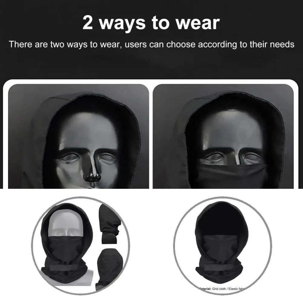 

Universal Safe Sunscreen Dustproof Breathable Cycling Headgear Plaid Cloth Outdoor Headgear Anti-Scratch for Outdoor