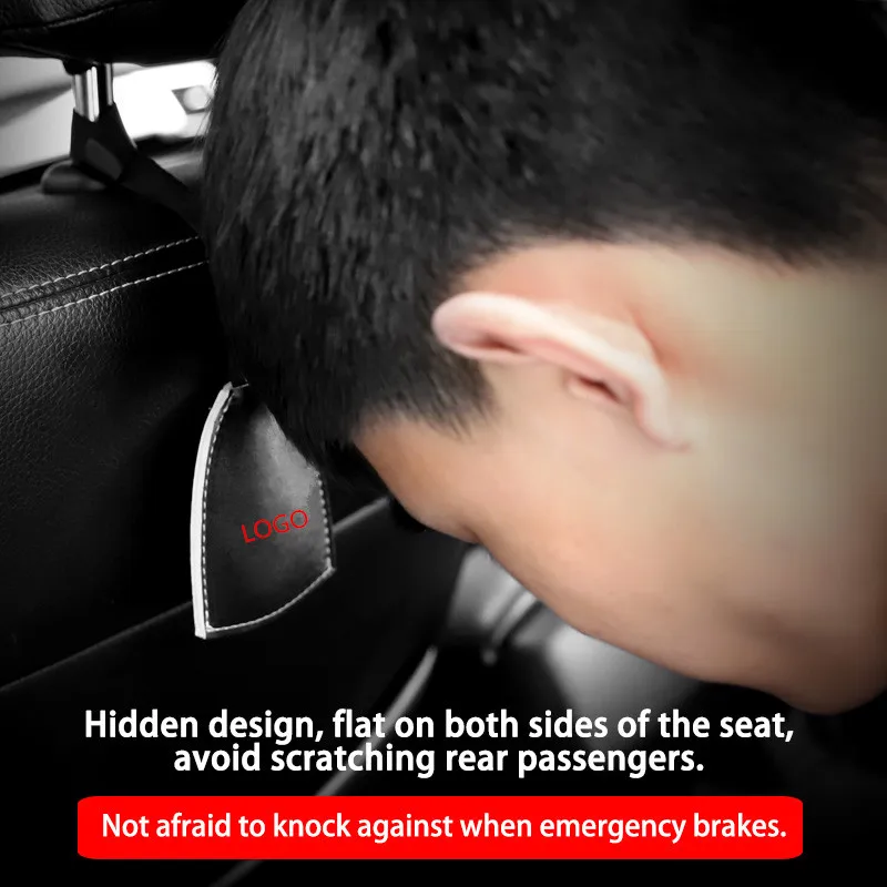 Кожаные многофункциональные крючки спинки сиденья универсальный автомобильный