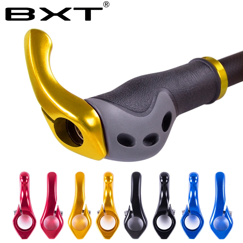 MTB удобные ручки руля велосипеда Алюминий резиновые Байк велосипед замок на