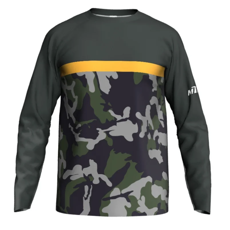 

Long Cycling Jerseys Pro Devise Mountain Bike Downhill MTB T-Shirt Offroad DH Motorcycle Motocross Sports Outdoor Men Women Tops